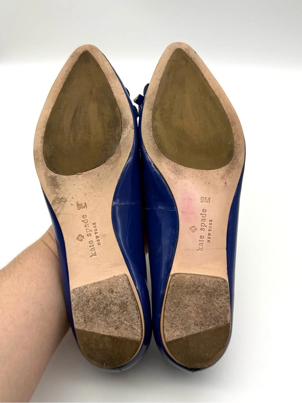 Kate Spade Erica Flat Blue Bow Appliqué 9